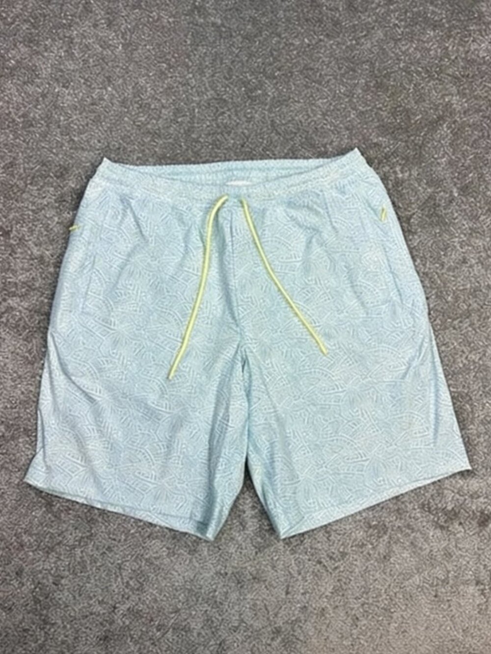 Birddogs Brad Schittz Swimwear Mens Large Blue Stretch Bathing Suit Outdoor